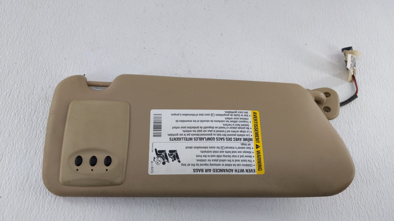 2003-2007 Cadillac Cts Sun Visor Shade Replacement Driver Left Mirror Fits Fits 2003 2004 2005 2006 2007 OEM Used Auto Parts