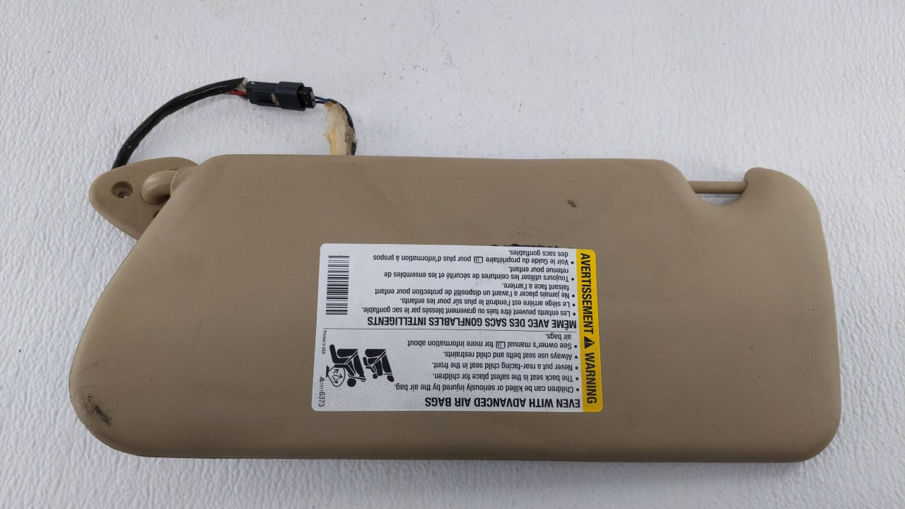 2003-2007 Cadillac Cts Sun Visor Shade Replacement Passenger Right Mirror Fits Fits 2003 2004 2005 2006 2007 OEM Used Auto P