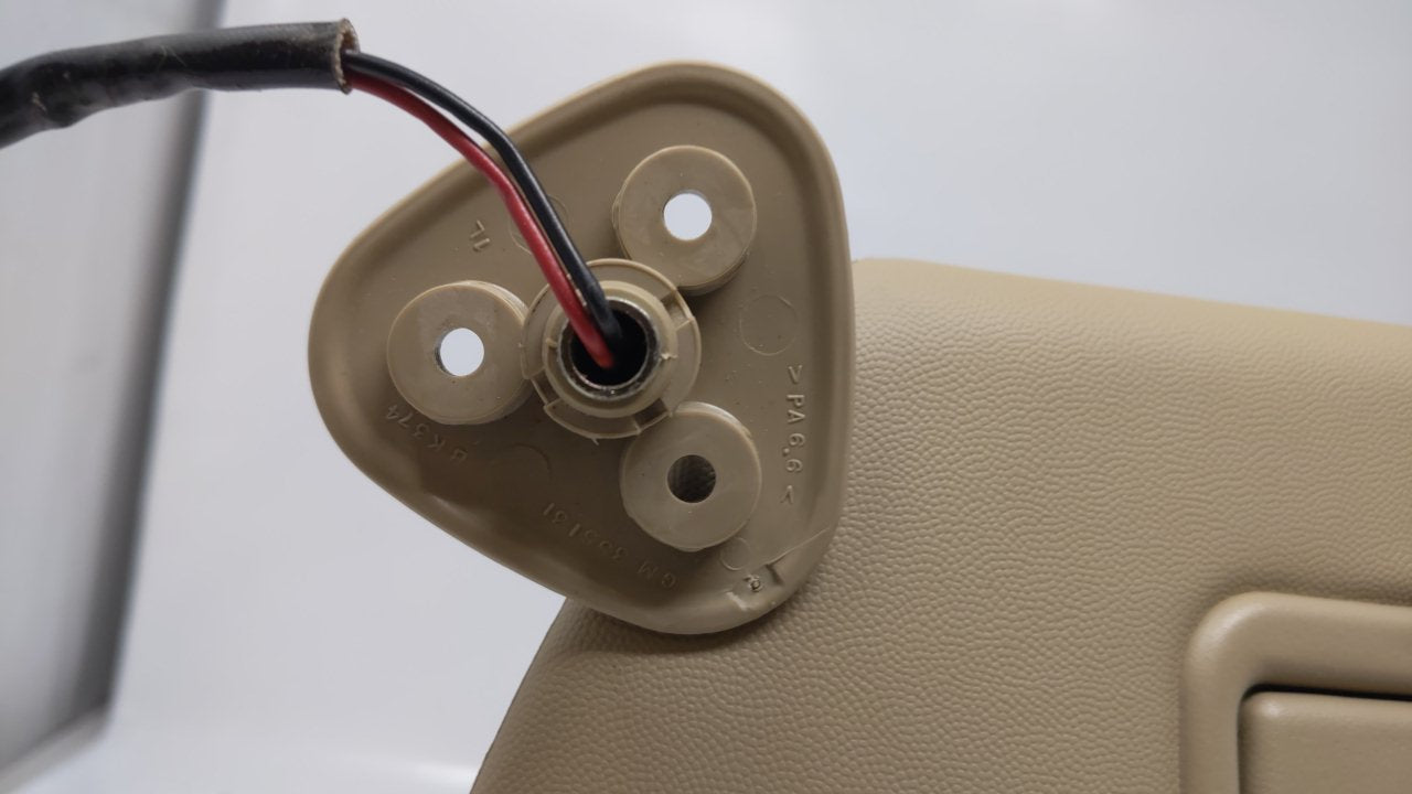 2003-2007 Cadillac Cts Sun Visor Shade Replacement Driver Left Mirror Fits Fits 2003 2004 2005 2006 2007 OEM Used Auto Parts