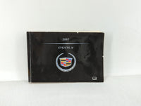 2007 Cadillac Cts Owners Manual Book Guide OEM Used Auto Parts - Oemusedautoparts1.com