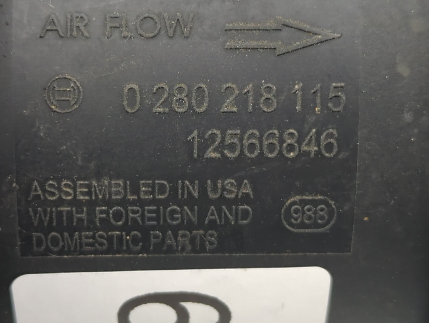 2004-2007 Cadillac Cts Mass Air Flow Meter Maf - Oemusedautoparts1.com