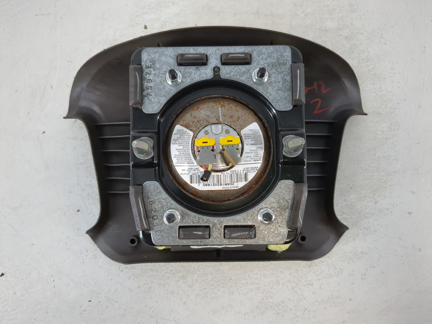 2006-2011 Cadillac Dts Air Bag Driver Left Steering Wheel Mounted P/N:(20T)AB210592107E0215 Fits OEM Used Auto Parts - Oemus