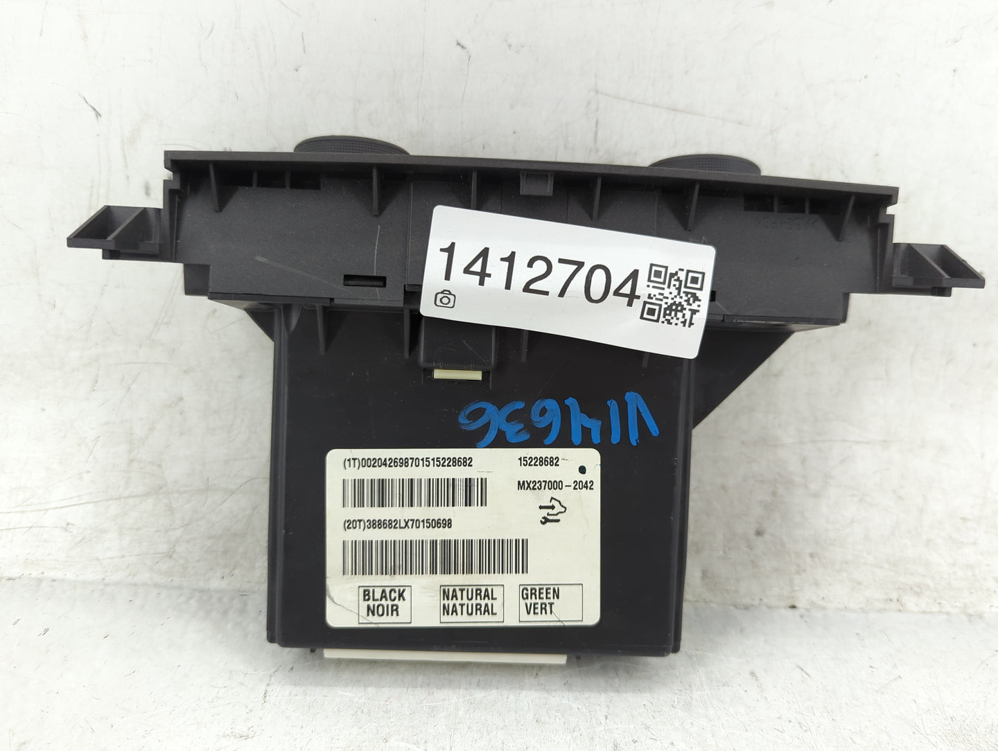 2007-2011 Cadillac Dts Climate Control Module Temperature AC/Heater Replacement P/N:15228682 Fits Fits 2007 2008 2009 2010 2