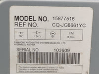 2007-2009 Cadillac Dts Radio AM FM Cd Player Receiver Replacement P/N:15877516 CQ-JG8661YC Fits Fits 2007 2008 2009 OEM Used