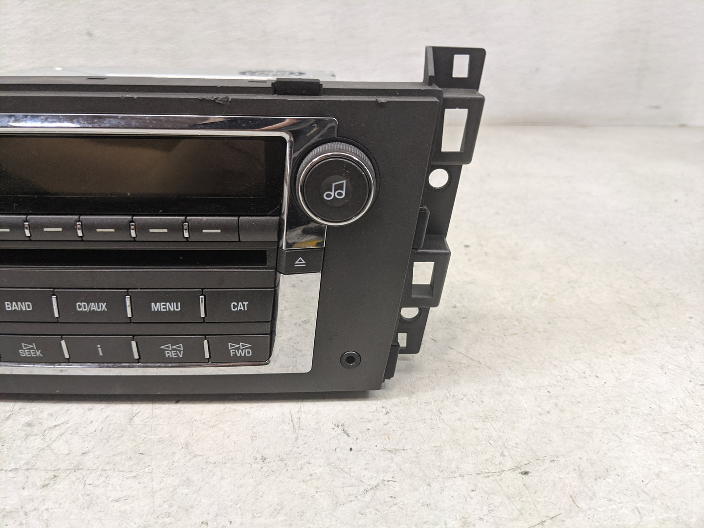 2007-2009 Cadillac Dts Radio AM FM Cd Player Receiver Replacement P/N:25808216 CQ-JG8663YC Fits Fits 2007 2008 2009 OEM Used