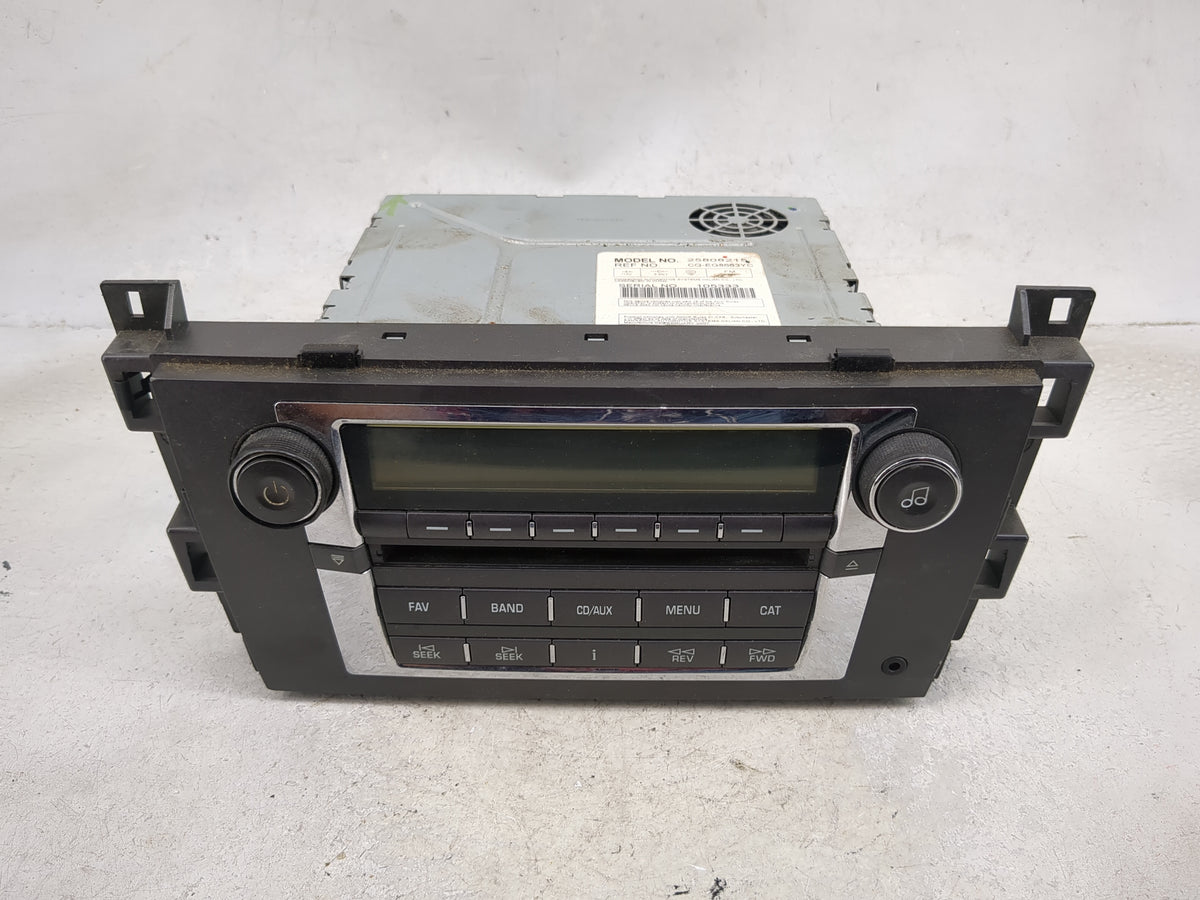 2007-2009 Cadillac Dts Radio AM FM Cd Player Receiver Replacement P/N:25808215 CQ-EG8663YC Fits 2007 2008 2009 OEM Used Auto
