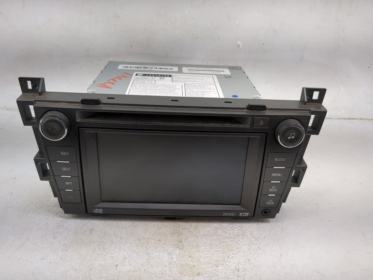 2007 Cadillac Dts Radio AM FM Cd Player Receiver Replacement P/N:15912143 DW468100-5690, CQ-UG4662X Fits OEM Used Auto Parts