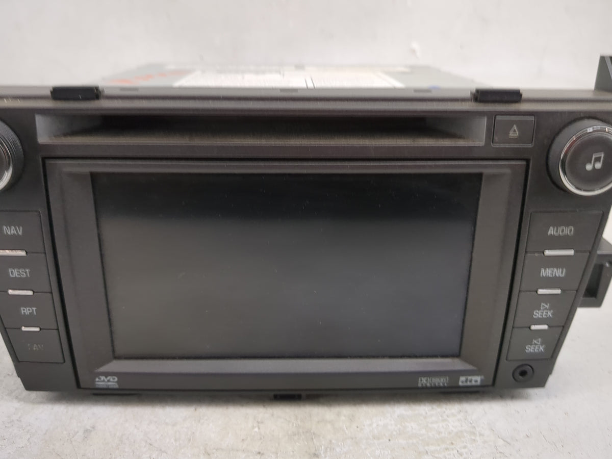 2007 Cadillac Dts Radio AM FM Cd Player Receiver Replacement P/N:15912143 DW468100-5690, CQ-UG4662X Fits OEM Used Auto Parts