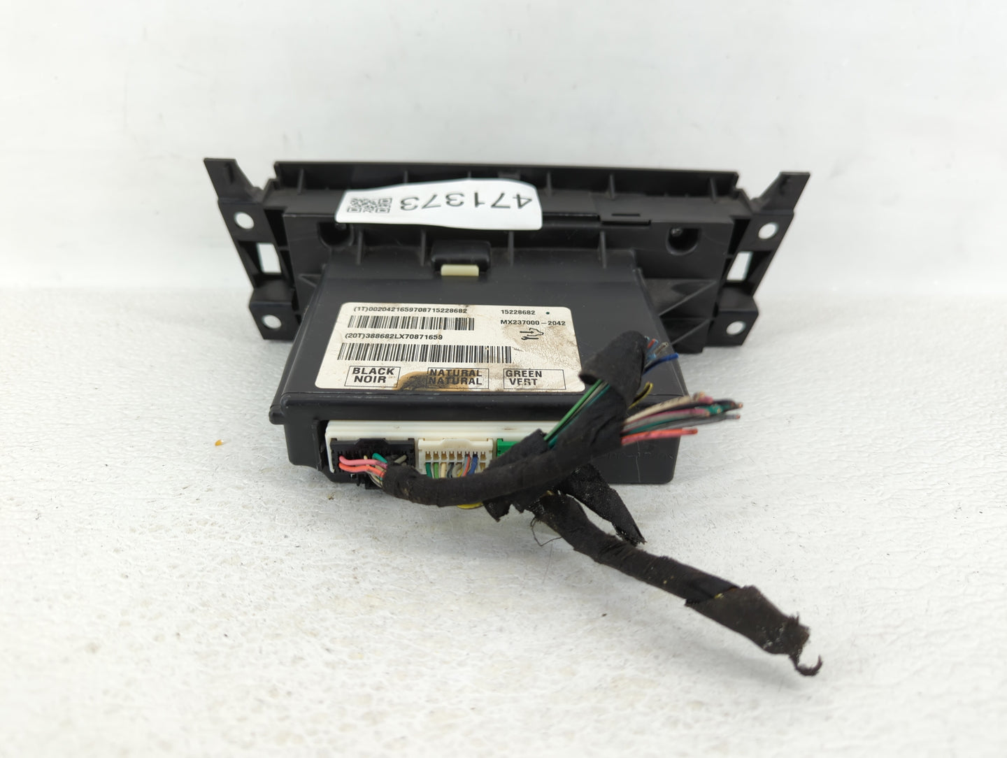 2007-2011 Cadillac Dts Climate Control Module Temperature AC/Heater Replacement P/N:15228682 25839381 Fits OEM Used Auto Par