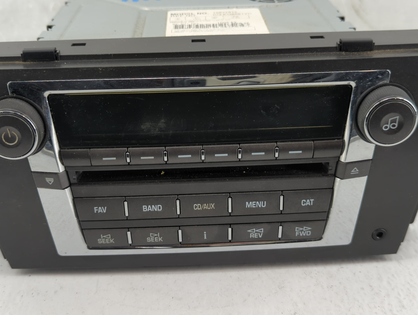 2007-2009 Cadillac Dts Radio AM FM Cd Player Receiver Replacement P/N:15877515 Fits Fits 2007 2008 2009 OEM Used Auto Parts 