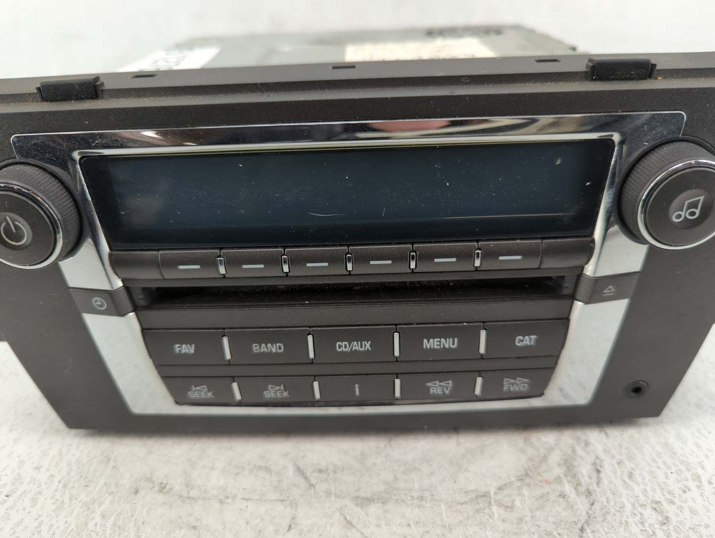 2007-2009 Cadillac Dts Radio AM FM Cd Player Receiver Replacement P/N:15877516 Fits Fits 2007 2008 2009 OEM Used Auto Parts 