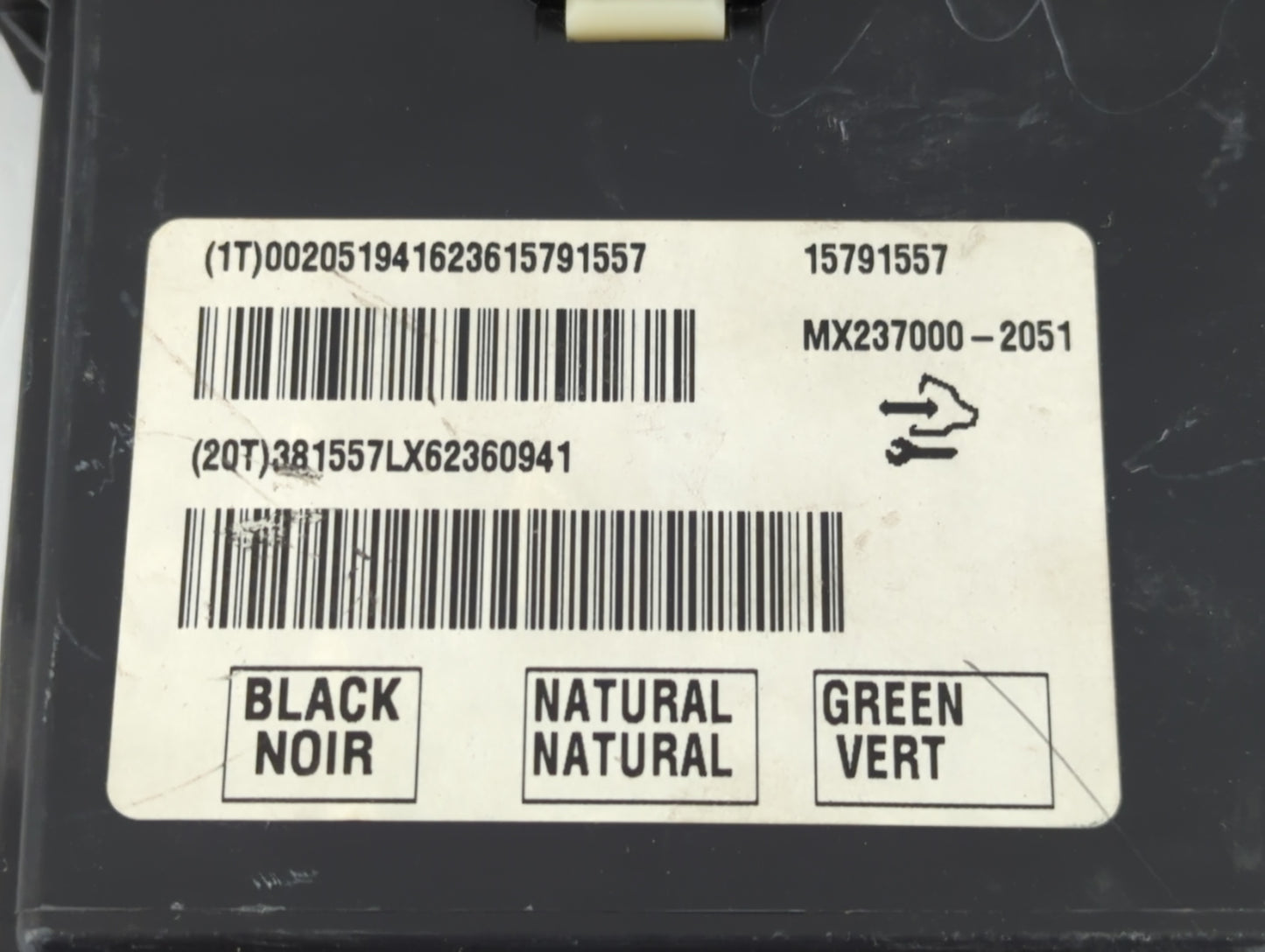 2007-2011 Cadillac Dts Climate Control Module Temperature AC/Heater Replacement P/N:MX237000-2051 15791557 Fits OEM Used Aut