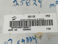 2007 Cadillac Dts PCM Engine Control Computer ECU ECM PCU OEM P/N:12605843 12611133 Fits OEM Used Auto Parts - Oemusedautopa