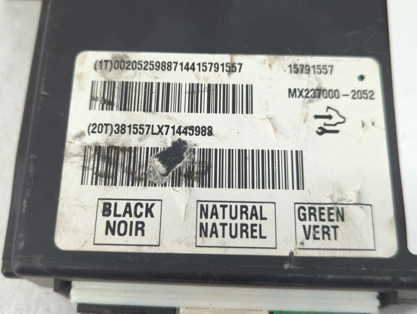 2007-2011 Cadillac Dts Climate Control Module Temperature AC/Heater Replacement P/N:MX237000-2051 15791557 Fits OEM Used Aut