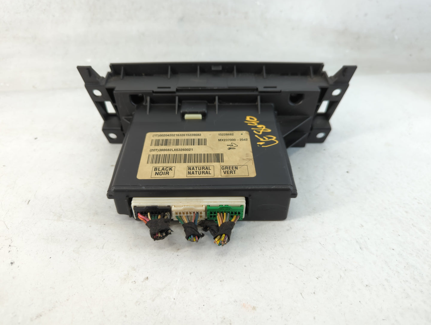 2007-2011 Cadillac Dts Climate Control Module Temperature AC/Heater Replacement P/N:15228682 MX237000-2051 Fits OEM Used Aut