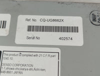 2007 Cadillac Dts Radio AM FM Cd Player Receiver Replacement P/N:CQ-UG8662X Fits OEM Used Auto Parts - Oemusedautoparts1.com