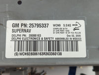 2007-2009 Cadillac Escalade Radio AM FM Cd Player Receiver Replacement P/N:25795337 Fits Fits 2007 2008 2009 OEM Used Auto P