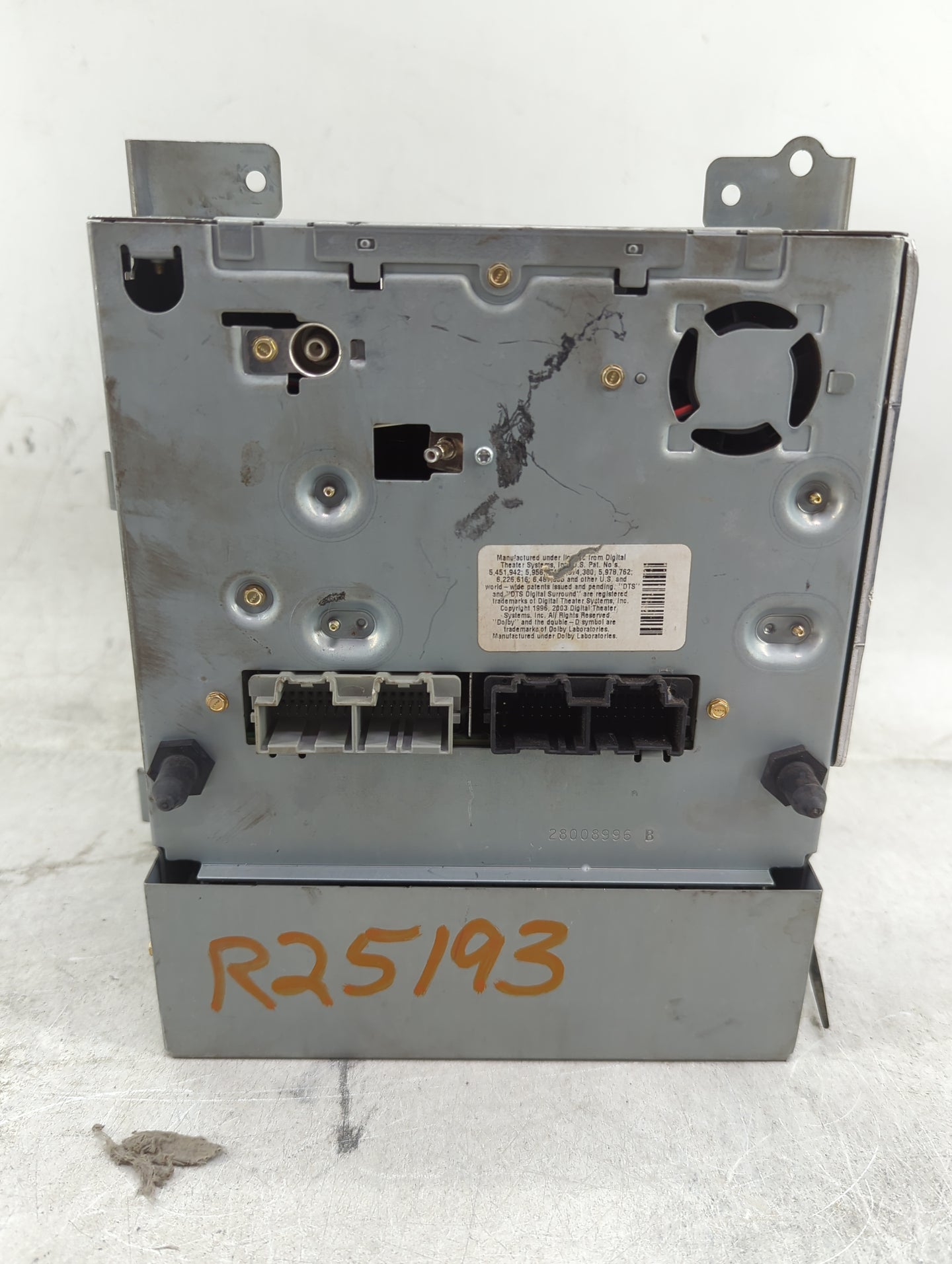 2007-2009 Cadillac Escalade Radio AM FM Cd Player Receiver Replacement P/N:25798198 28095246, 19118858 Fits Fits 2007 2008 2
