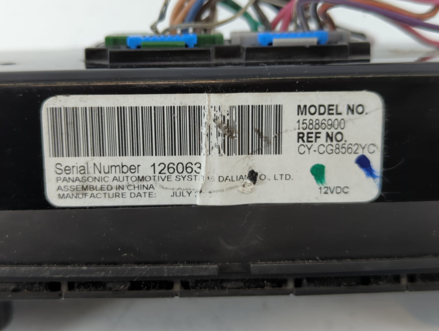 2007-2011 Cadillac Escalade Climate Control Module Temperature AC/Heater Replacement P/N:15886900 126063 Fits OEM Used Auto 