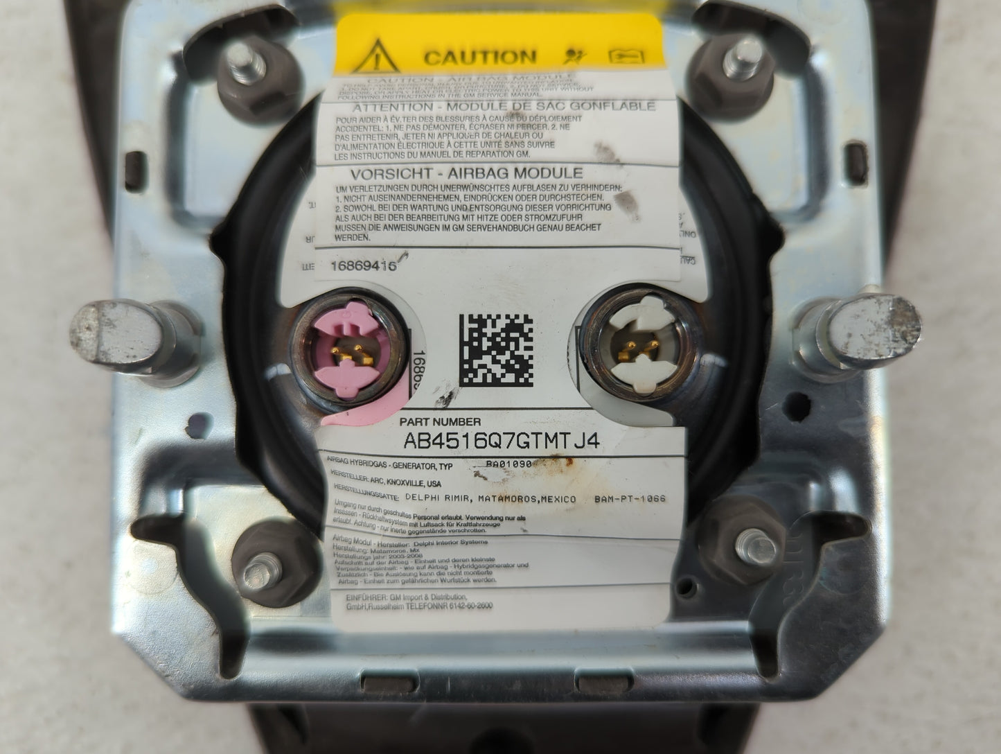 2007-2009 Cadillac Escalade Esv Air Bag Driver Left Knee OEM P/N:AB4516Q7GTMT AB4516Q7GTMT J4 Fits Fits 2007 2008 2009 OEM U