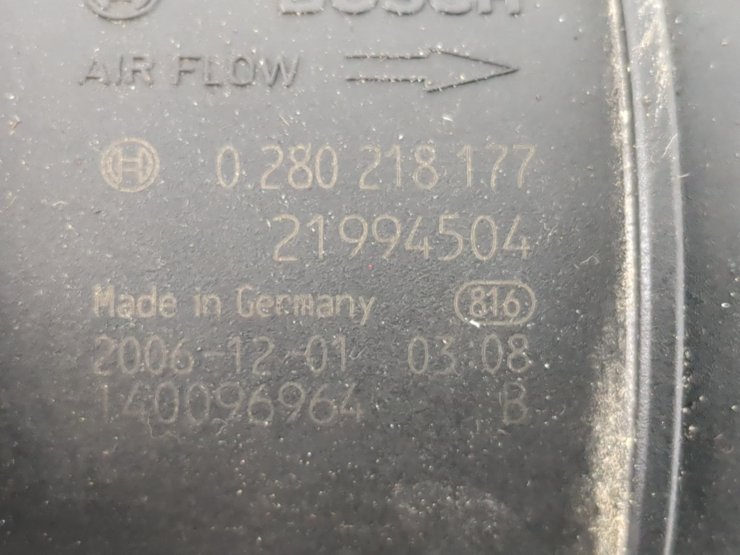 2007-2009 Cadillac Srx Mass Air Flow Meter Maf - Oemusedautoparts1.com