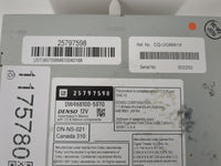 2007-2009 Cadillac Srx Radio AM FM Cd Player Receiver Replacement P/N:25797598 Fits Fits 2007 2008 2009 OEM Used Auto Parts 