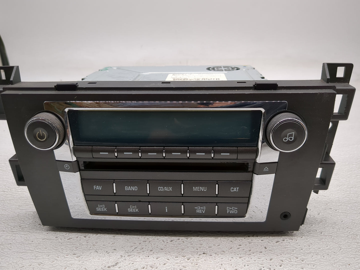 2007-2009 Cadillac Srx Radio AM FM Cd Player Receiver Replacement P/N:25818943 Fits Fits 2007 2008 2009 OEM Used Auto Parts 
