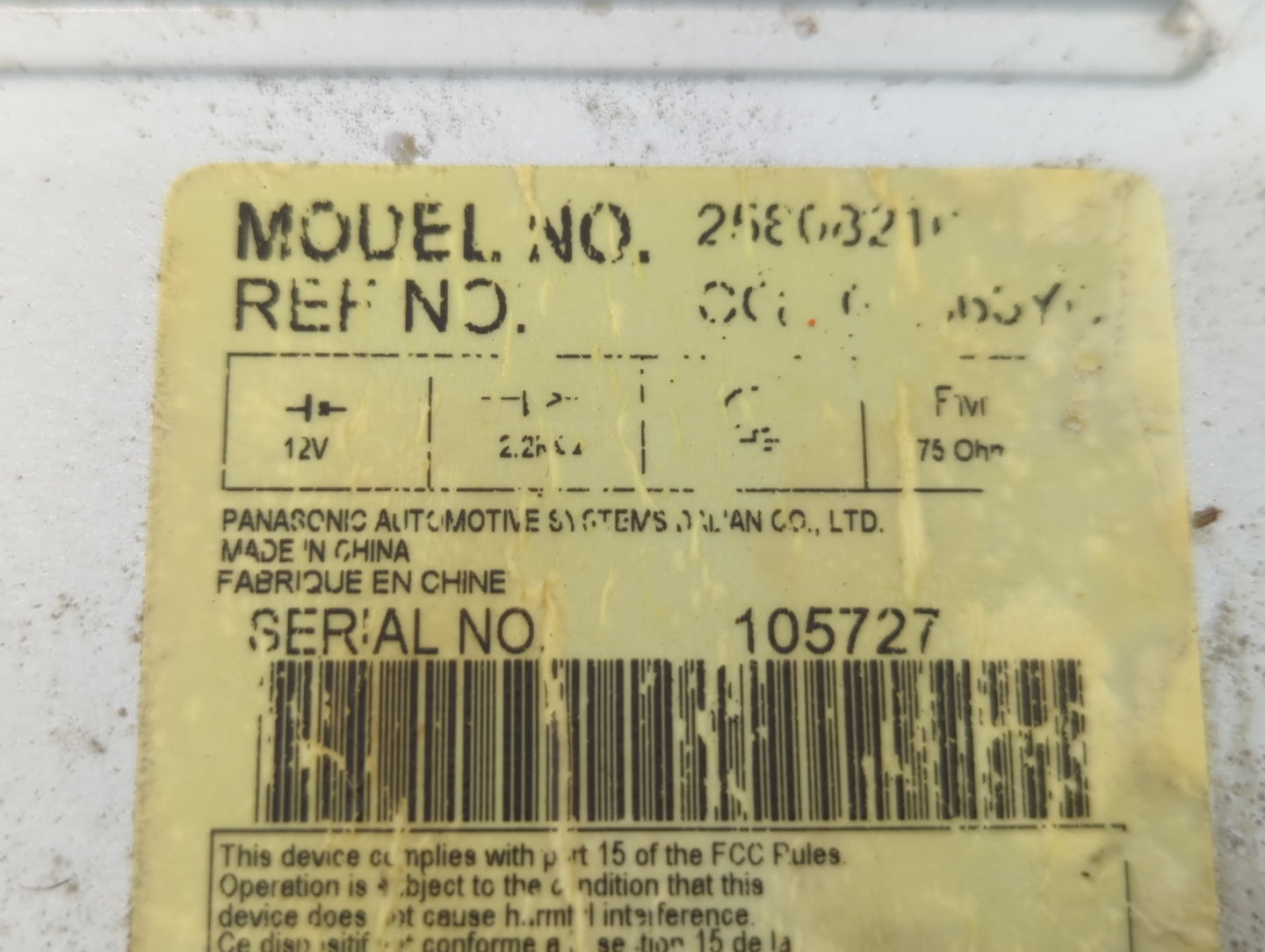 2007-2009 Cadillac Srx Radio AM FM Cd Player Receiver Replacement P/N:25818913 15948004, 25808216 Fits Fits 2007 2008 2009 O