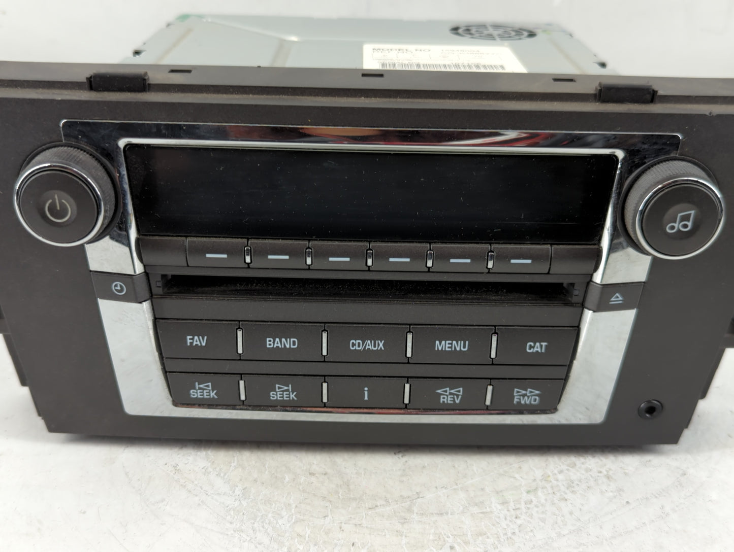 2007-2009 Cadillac Srx Radio AM FM Cd Player Receiver Replacement P/N:CQ-JG8662YC 15948004 Fits Fits 2007 2008 2009 OEM Used