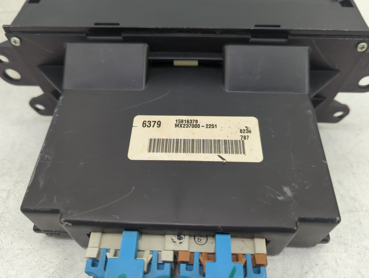 2007 Cadillac Sts Climate Control Module Temperature AC/Heater Replacement P/N:15916379 Fits OEM Used Auto Parts - Oemusedau