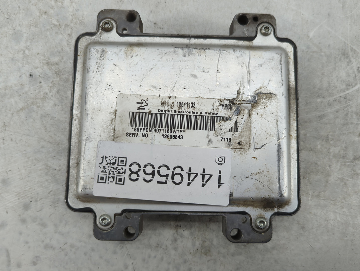 2007 Cadillac Sts PCM Engine Control Computer ECU ECM PCU OEM P/N:12611133 Fits OEM Used Auto Parts - Oemusedautoparts1.com