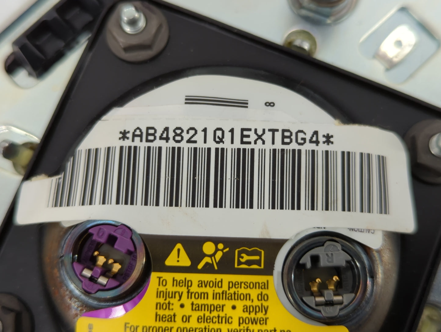 2006-2007 Cadillac Sts Air Bag Driver Left Steering Wheel Mounted P/N:16869306 Fits Fits 2006 2007 OEM Used Auto Parts - Oem
