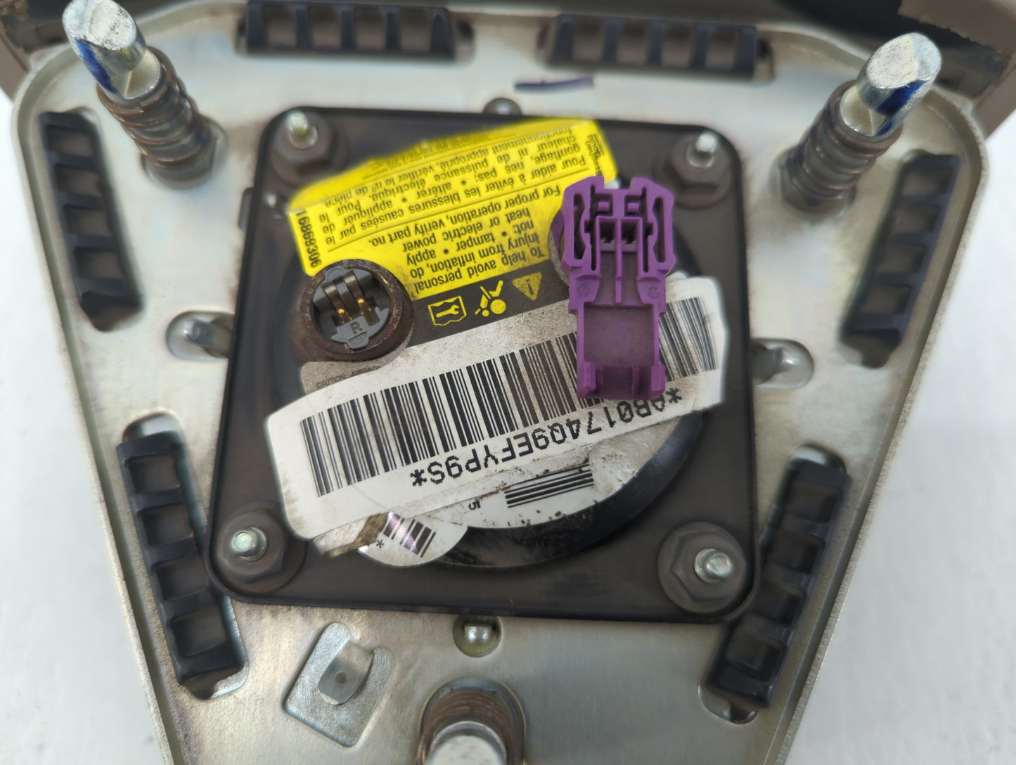 2006-2007 Cadillac Sts Air Bag Driver Left Steering Wheel Mounted P/N:16869306 Fits Fits 2006 2007 OEM Used Auto Parts - Oem