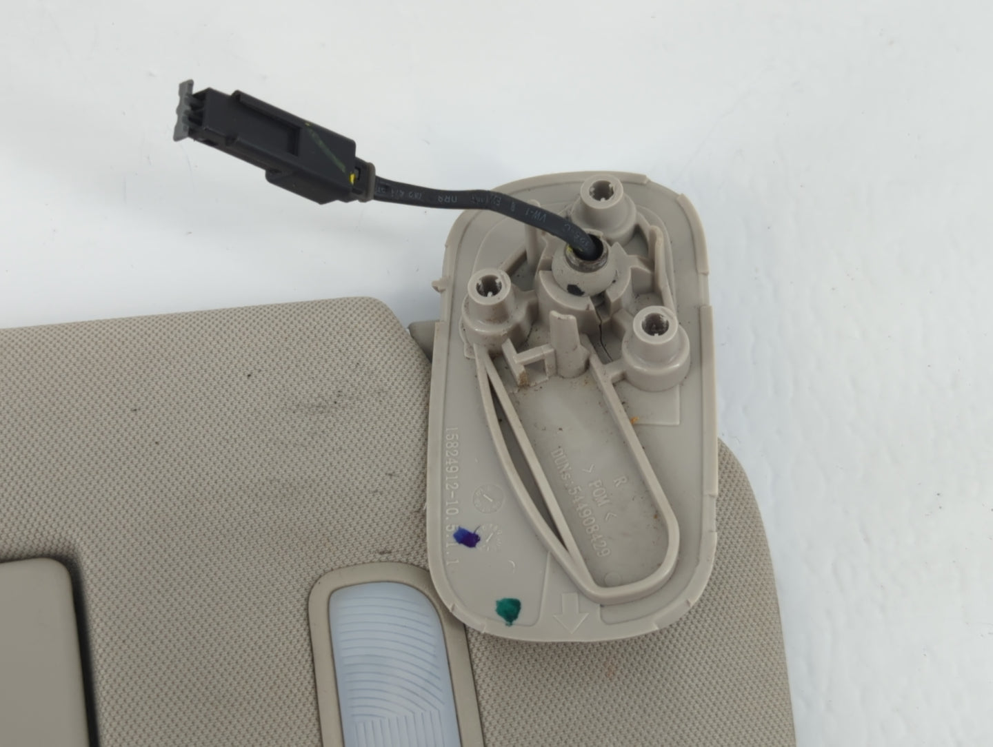 2007 Chevrolet Avalanche 1500 Sun Visor Shade Replacement Passenger Right Mirror Fits Fits 2008 2009 2010 2011 2012 2013 201