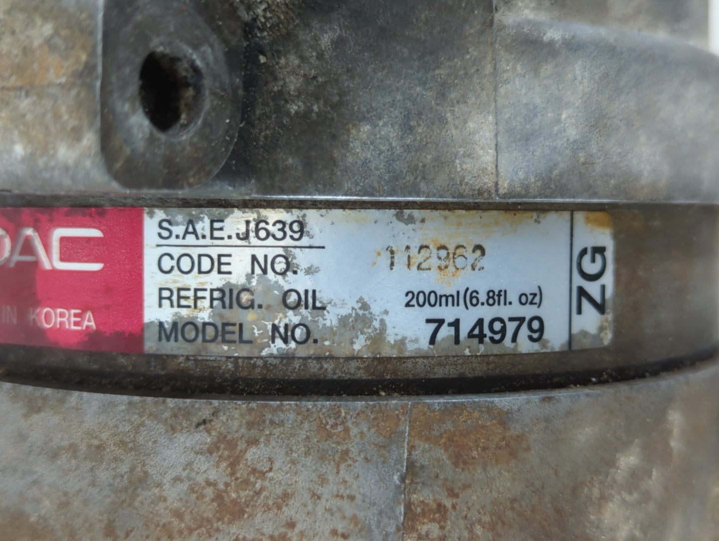 2004-2009 Chevrolet Aveo Air Conditioning A/c Ac Compressor Oem - Oemusedautoparts1.com