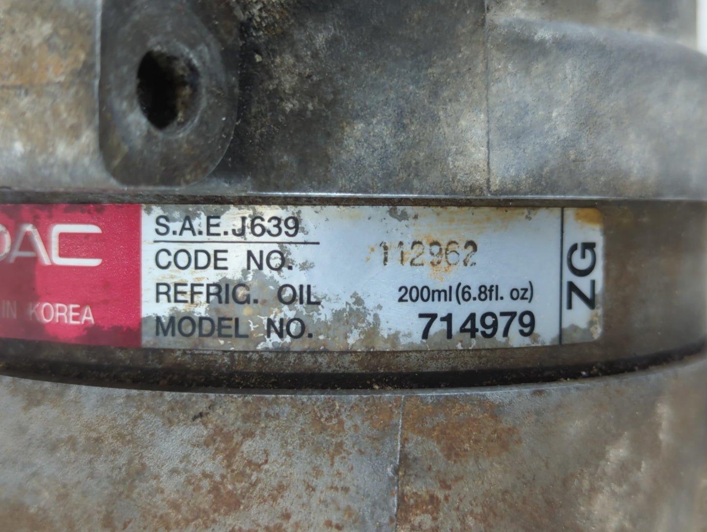 2004-2009 Chevrolet Aveo Air Conditioning A/c Ac Compressor Oem - Oemusedautoparts1.com