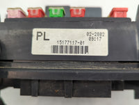 2007 Chevrolet Chevy Fusebox Fuse Box Panel Relay Module P/N:15177117-01 Fits OEM Used Auto Parts - Oemusedautoparts1.com
