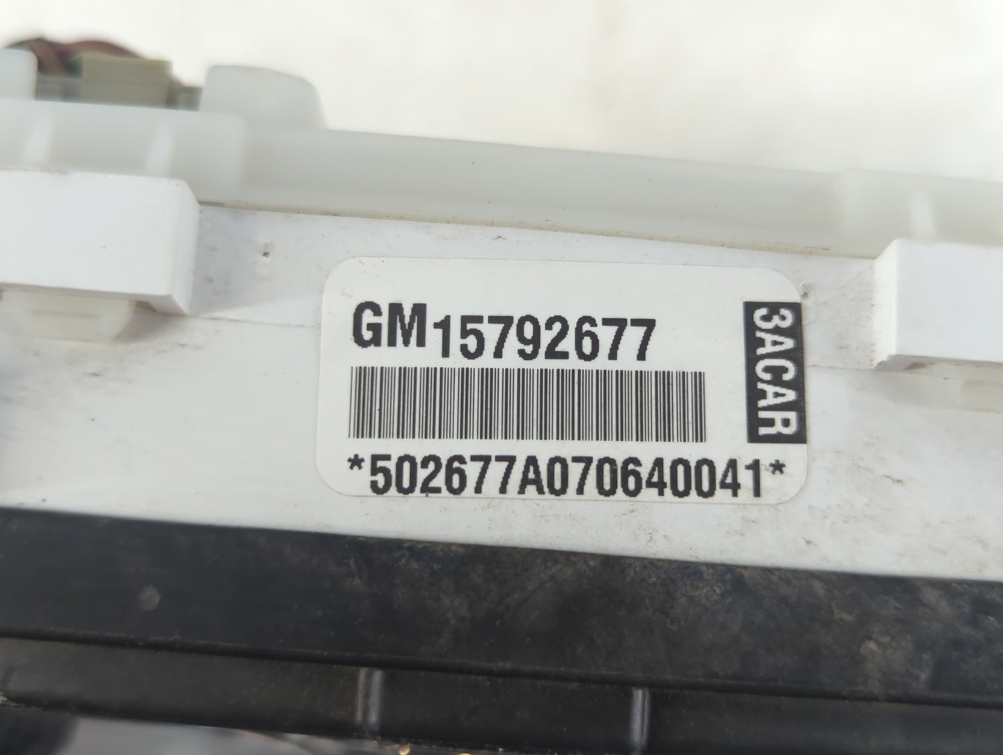 2007 Chevrolet Cobalt Instrument Cluster Speedometer Gauges P/N:15792677 Fits OEM Used Auto Parts - Oemusedautoparts1.com