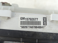 2007 Chevrolet Cobalt Instrument Cluster Speedometer Gauges P/N:15792677 Fits OEM Used Auto Parts - Oemusedautoparts1.com