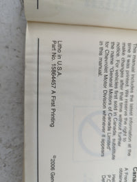 2007 Chevrolet Cobalt Owners Manual Book Guide OEM Used Auto Parts - Oemusedautoparts1.com