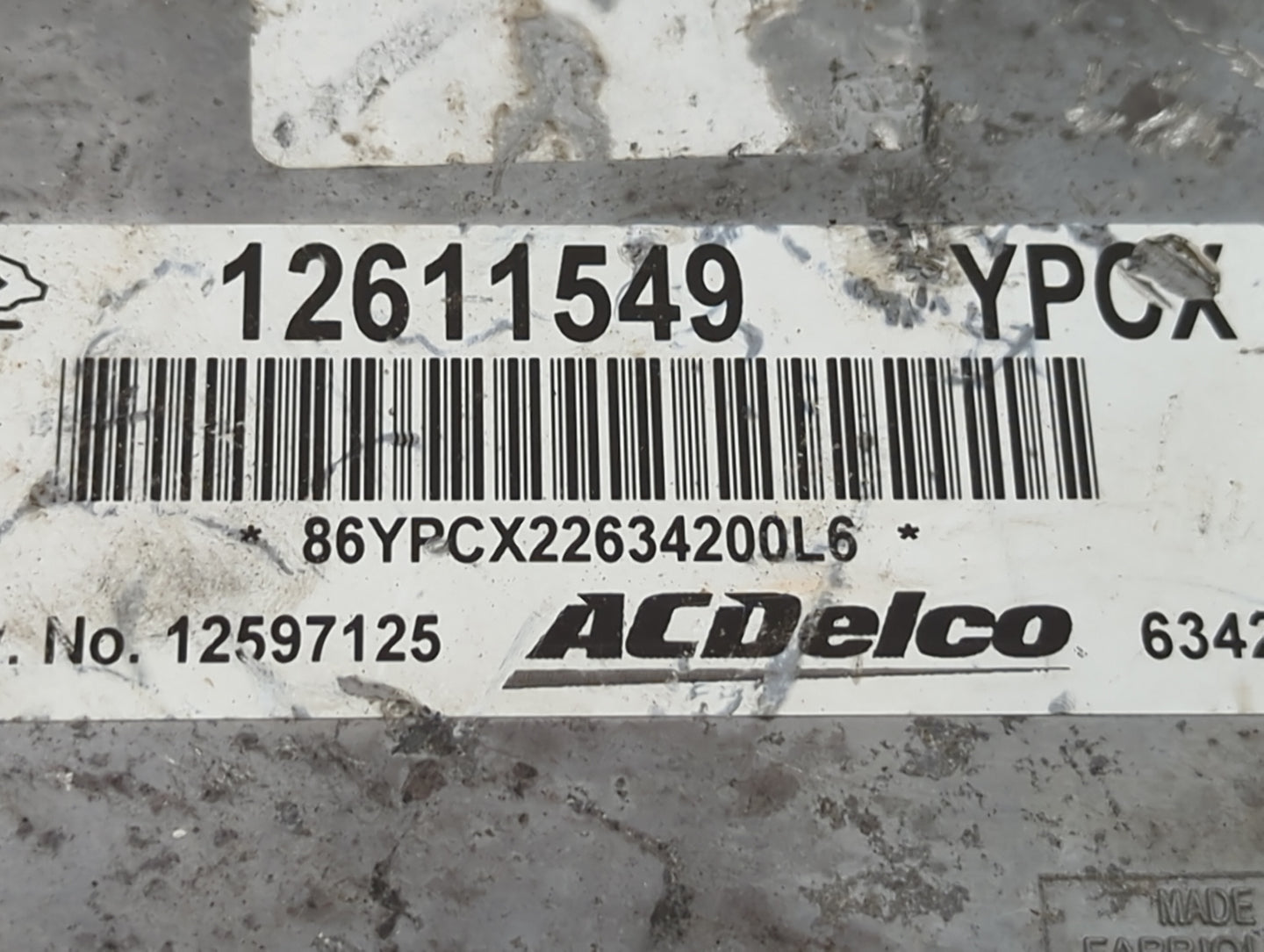 2007-2010 Chevrolet Cobalt PCM Engine Control Computer ECU ECM PCU OEM Fits Fits 2007 2008 2009 2010 2011 2012 OEM Used Auto