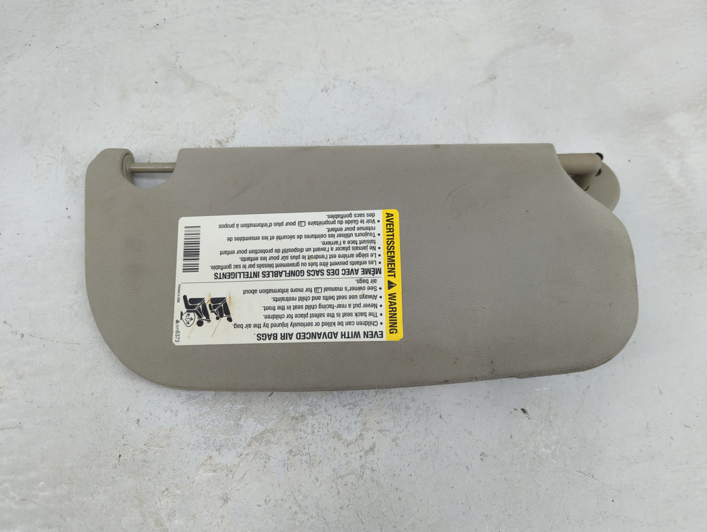 2005-2010 Chevrolet Cobalt Sun Visor Shade Replacement Driver Left Mirror Fits Fits 2005 2006 2007 2008 2009 2010 OEM Used A