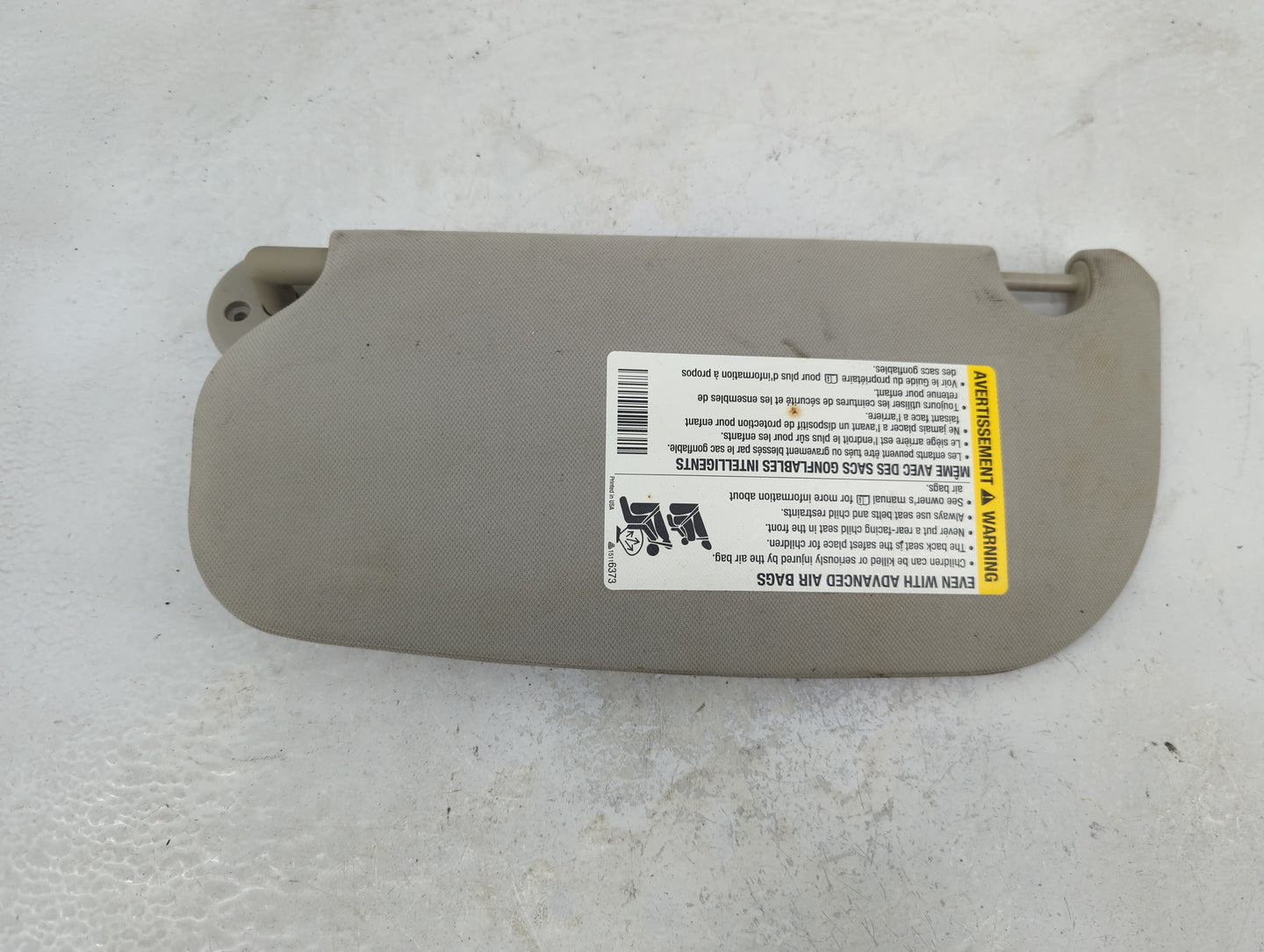 2005-2010 Chevrolet Cobalt Sun Visor Shade Replacement Passenger Right Mirror Fits Fits 2005 2006 2007 2008 2009 2010 OEM Us