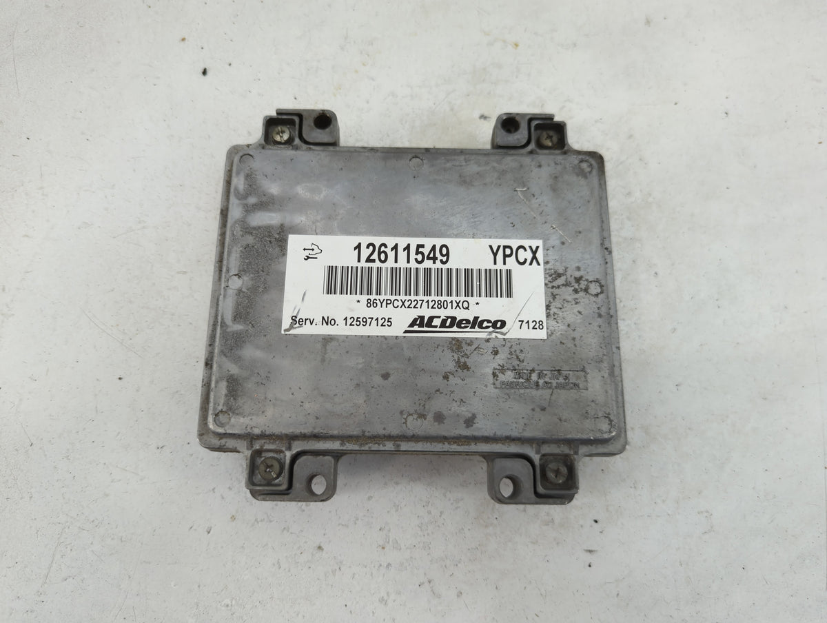2007-2010 Chevrolet Cobalt PCM Engine Control Computer ECU ECM PCU OEM P/N:12611549 12597125 Fits OEM Used Auto Parts - Oemu