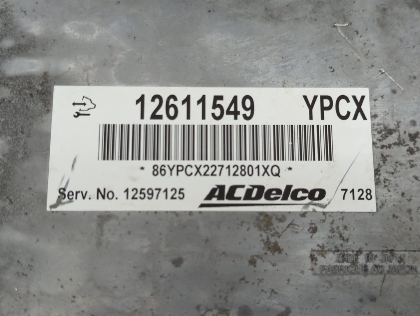 2007-2010 Chevrolet Cobalt PCM Engine Control Computer ECU ECM PCU OEM Fits Fits 2007 2008 2009 2010 2011 2012 OEM Used Auto