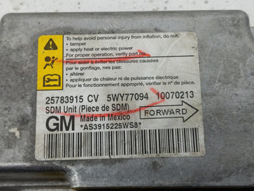 2007 Chevrolet Cobalt PCM Engine Control Computer ECU ECM PCU OEM P/N:10070213 5WY77094, 25783915 Fits OEM Used Auto Parts