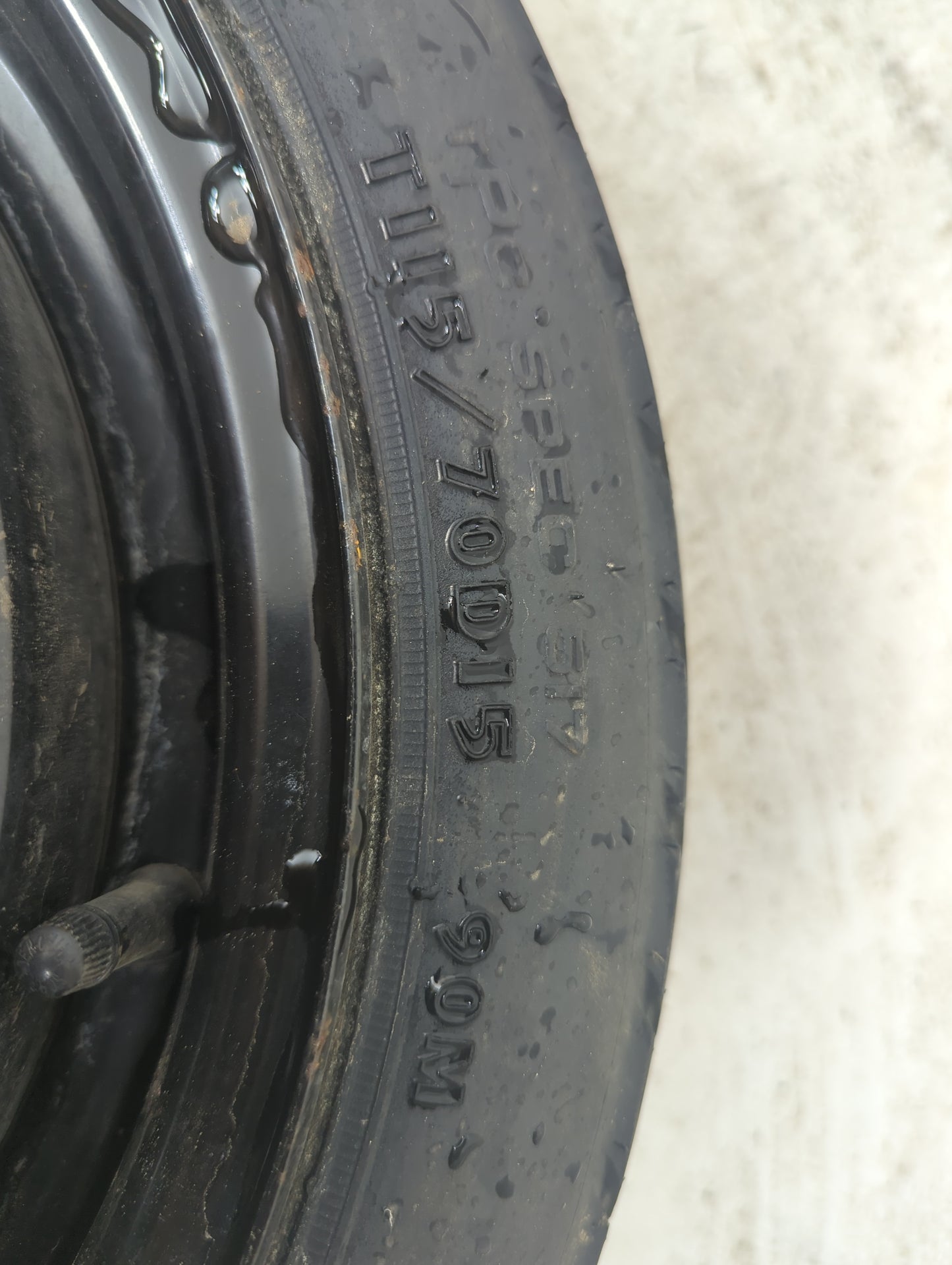 2005-2007 Chevrolet Cobalt Spare Donut Tire Wheel Rim Oem 1318296 - Oemusedautoparts1.com