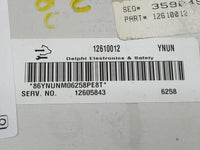 2007 Chevrolet Cobalt PCM Engine Control Computer ECU ECM PCU OEM P/N:12610012 Fits OEM Used Auto Parts - Oemusedautoparts1.