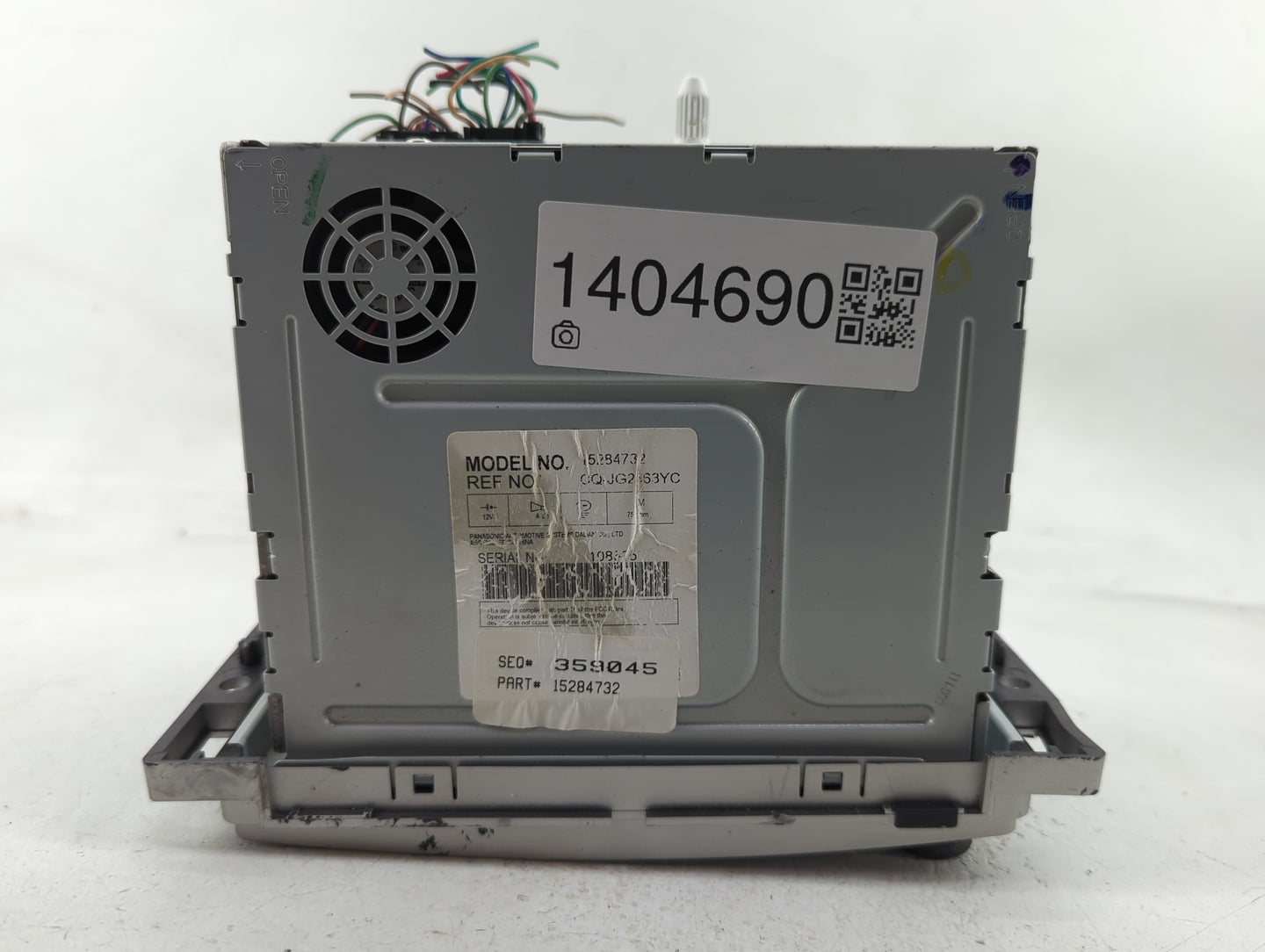 2007-2008 Chevrolet Cobalt Radio AM FM Cd Player Receiver Replacement P/N:15284732 Fits Fits 2007 2008 OEM Used Auto Parts -
