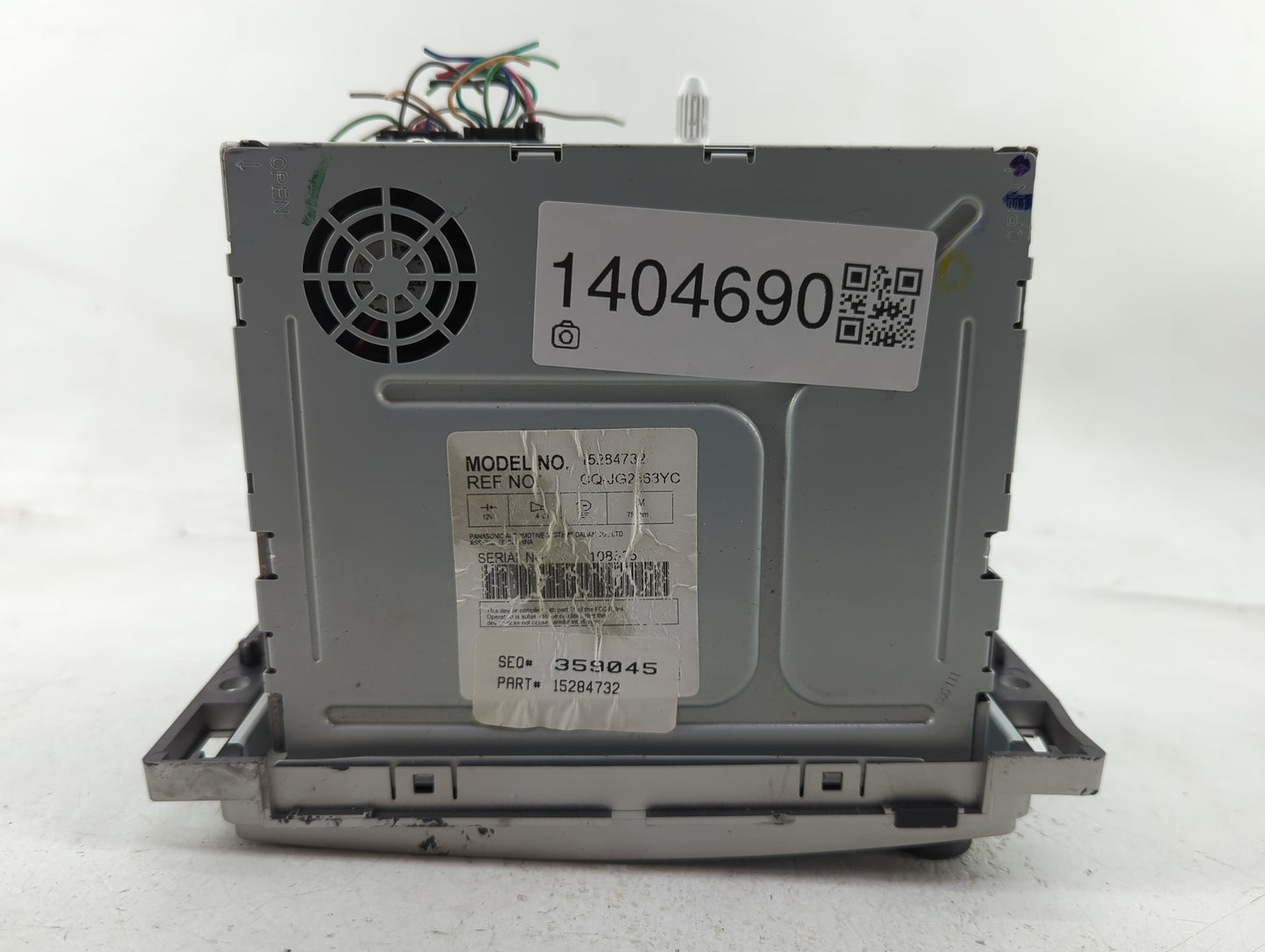 2007-2008 Chevrolet Cobalt Radio AM FM Cd Player Receiver Replacement P/N:15284732 Fits Fits 2007 2008 OEM Used Auto Parts -